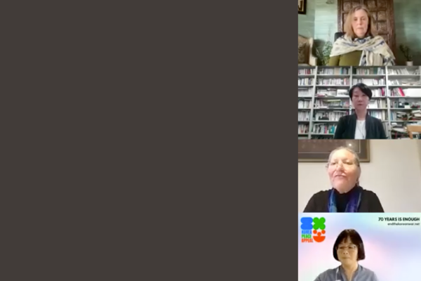 Webinar image from Women, Peace and Security and the End of the Korean War