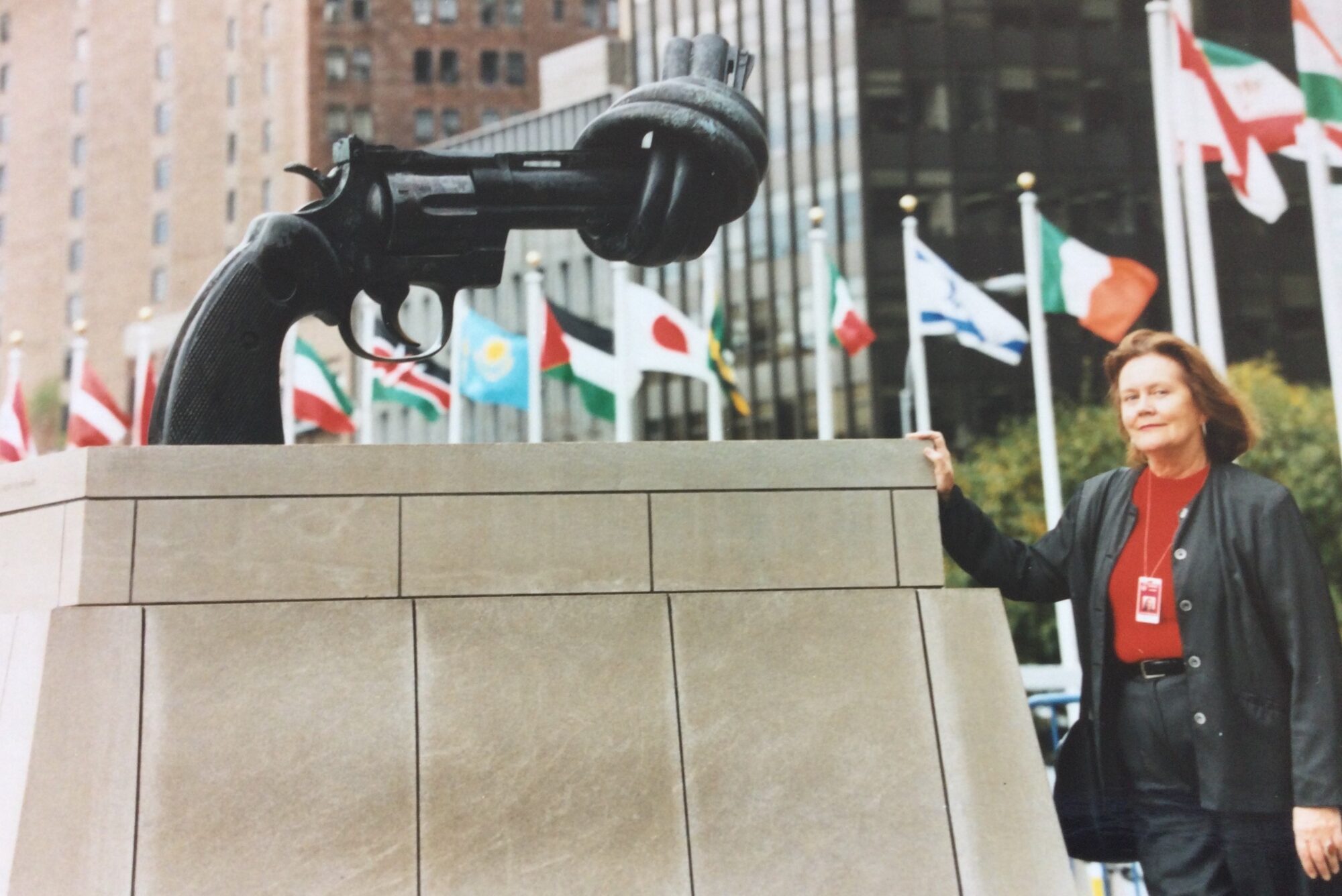 Margaret Reynolds at the UN, working for peace